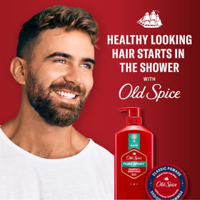 Lemon and lime illustration for Old Spice Pure Sport highlighting fresh scent benefit