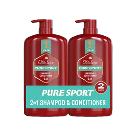 Old Spice Pure Sport front packaging showing brand and product benefits