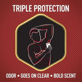 Old Spice Pure Sport label closeup showing NDC 69423-542-85 and product information