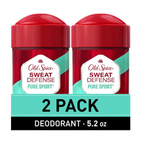 Old Spice front packaging showing Pure Sport Plus scent and twin-pack convenience