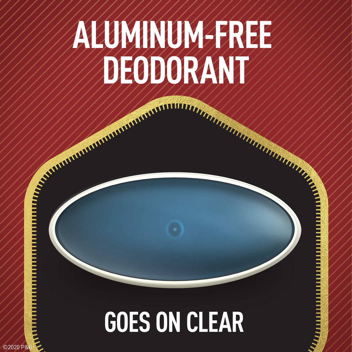 Old Spice close-up of deodorant texture demonstrating smooth glide