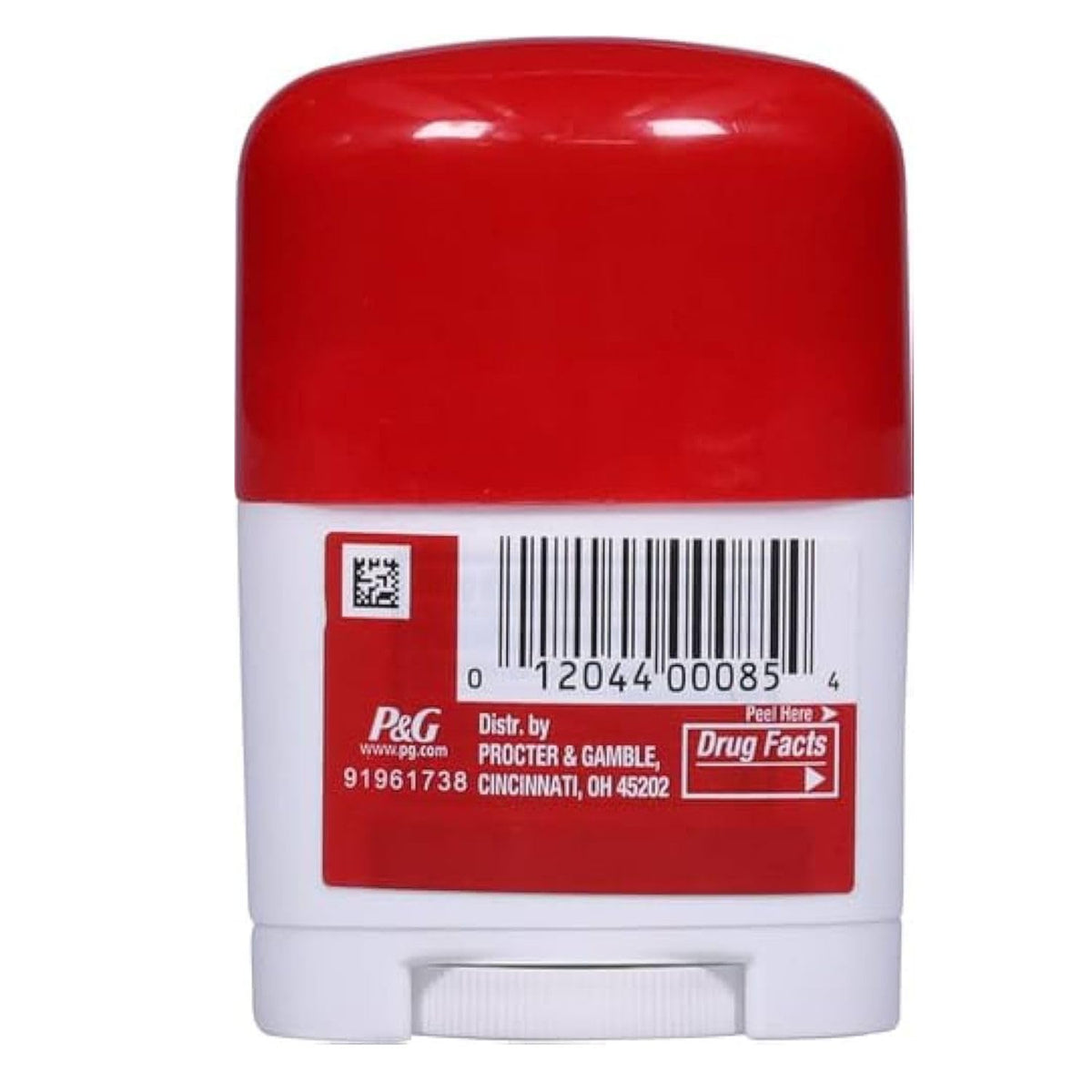 Old Spice texture top view showing solid stick surface for easy, spill-free application
