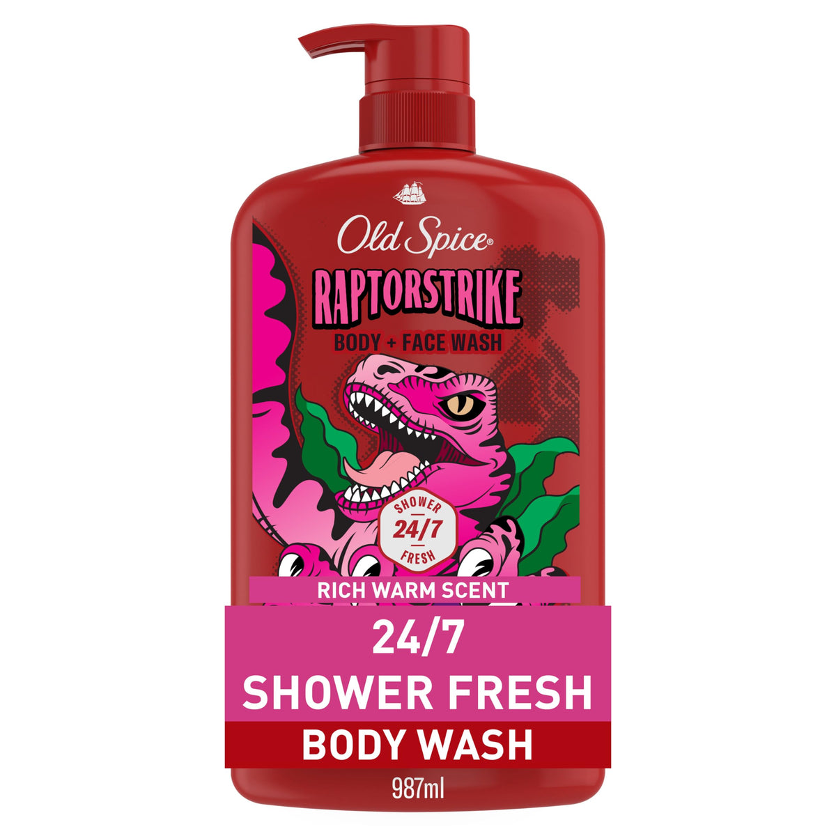 Old Spice Raptorstrike front bottle showing label and scent