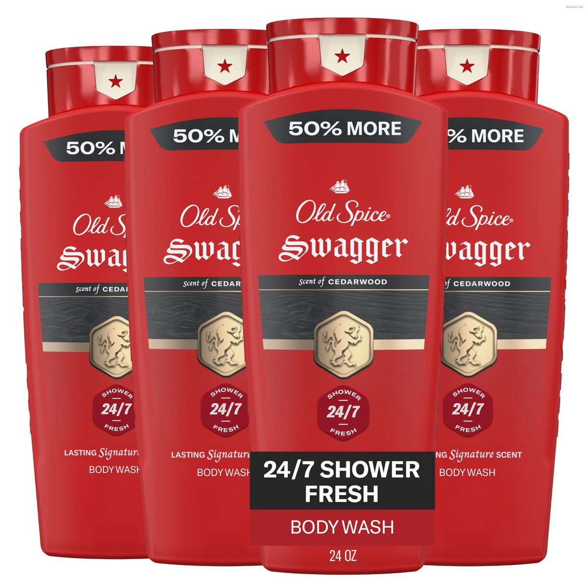 Old Spice Red Collection front packaging showing bold cedarwood scent and large size