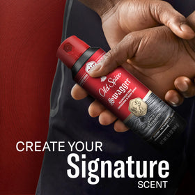 Old Spice residue-free dry skin closeup showing quick-dry, non-sticky finish