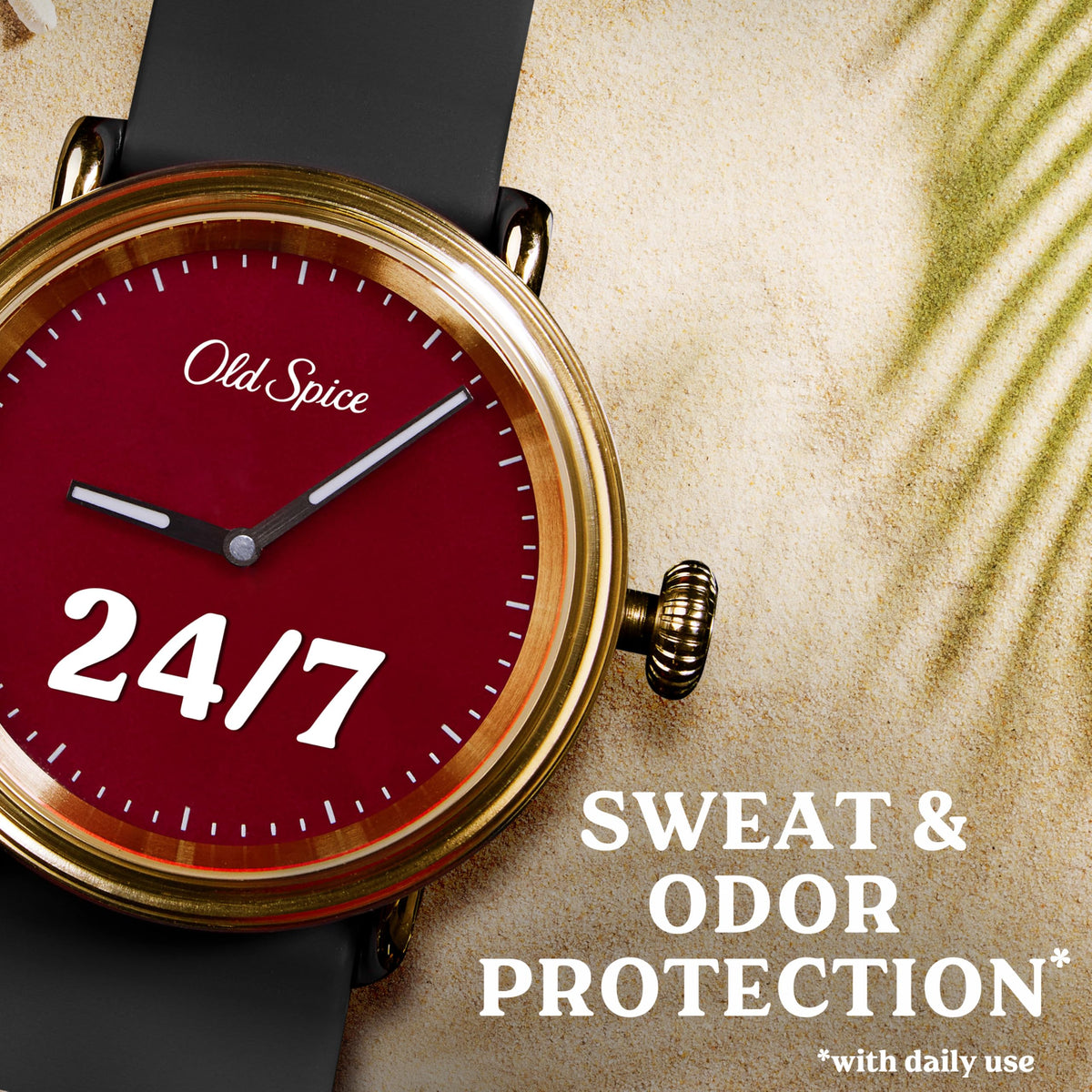 Old Spice tropical Fiji lifestyle image conveying refreshing coconut scent benefit