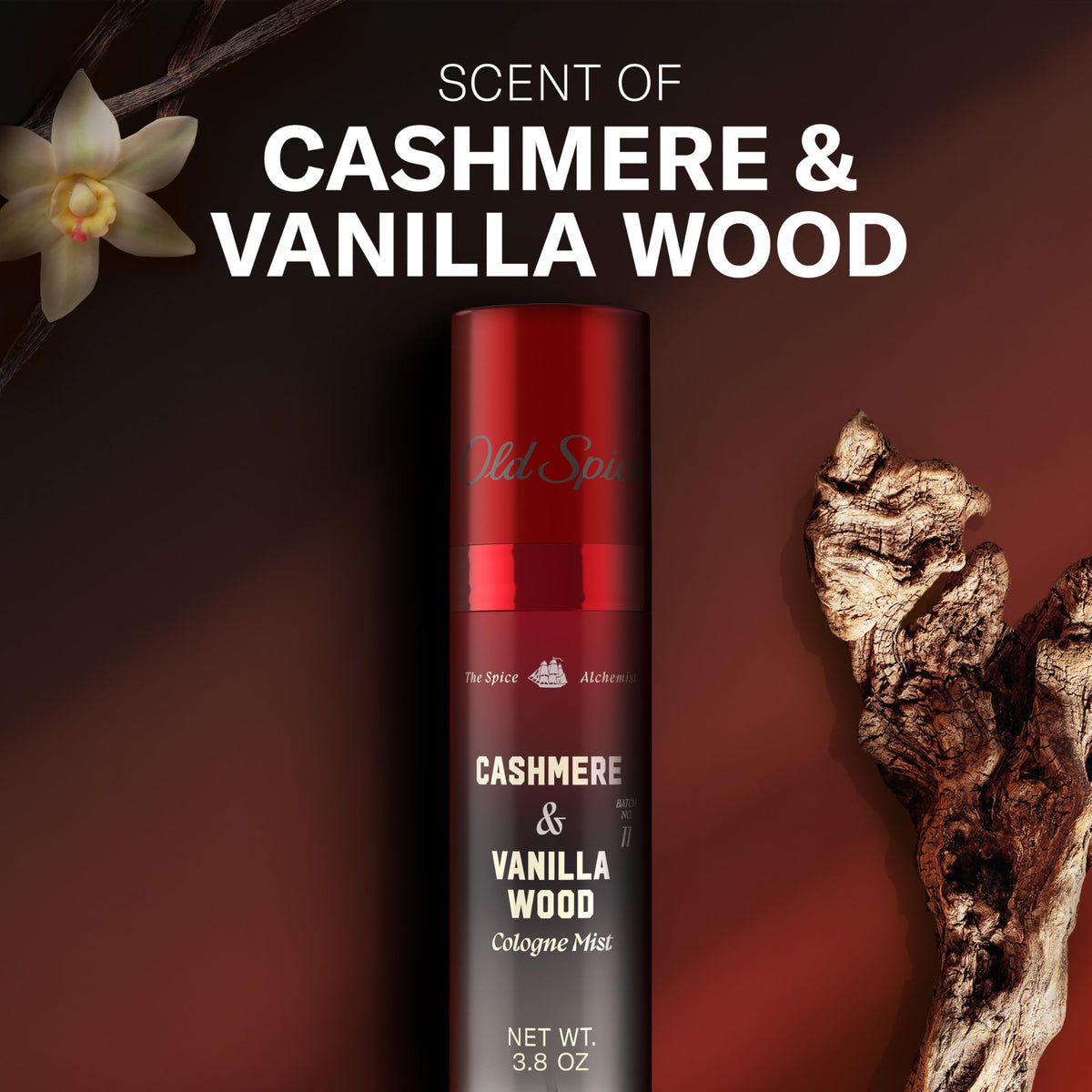 Old Spice misting on wrist to show scent application and quick refresh benefit