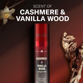 Old Spice misting on wrist to show scent application and quick refresh benefit