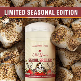 Old Spice Serial Griller lifestyle campfire scene evoking warm summer freshness