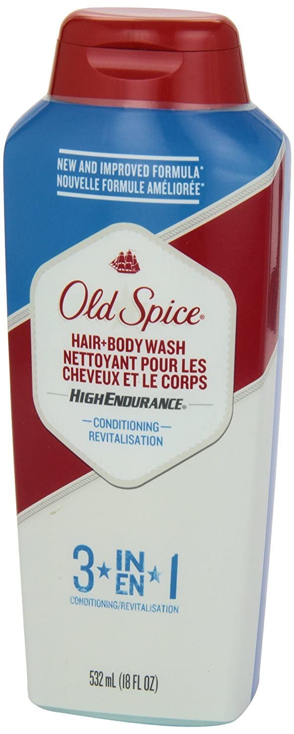 Old Spice bottle in hand for size comparison highlights travel-ready convenience