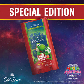 Old Spice special-edition Super Mario Galaxy packaging showing collectible appeal