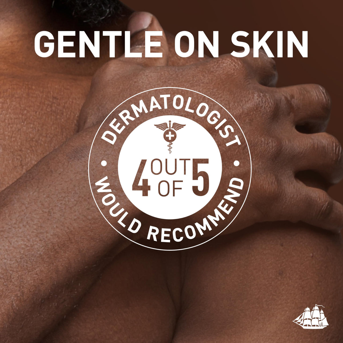 Old Spice spray being applied to chest to show versatile all-over use