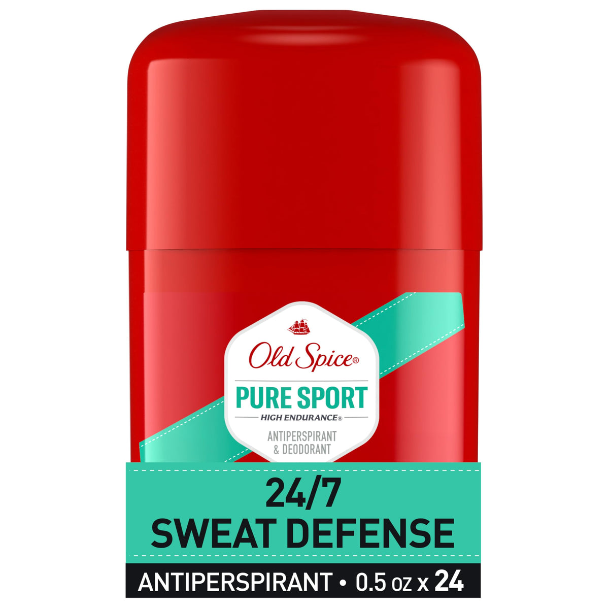 Old Spice stick close-up texture showing smooth invisible solid for clear application