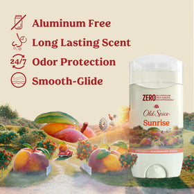 Old Spice stick open texture showing smooth-glide surface for easy application