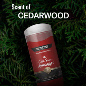 Old Spice Swagger being applied underarm showing quick odor control