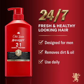 Old Spice Swagger back label with ingredients and usage directions