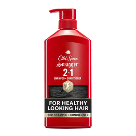 Old Spice Swagger front packaging showing bold bottle and scent