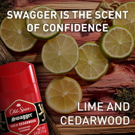 Old Spice Swagger applied before workout showing odor control benefit