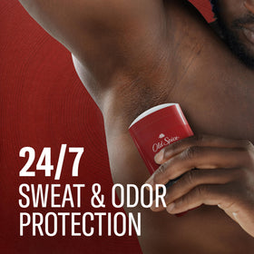 Old Spice Swagger solid texture glistening to show smooth, quick-dry finish