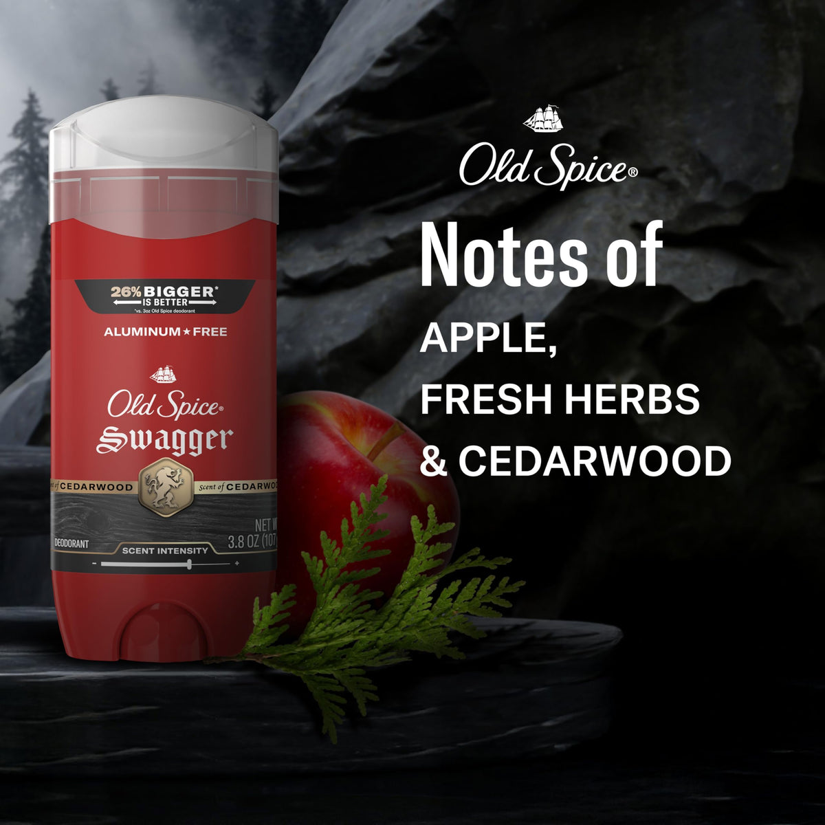 Old Spice Swagger three-pack laid out showing value and backup options