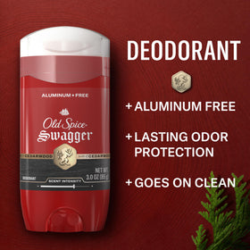 Old Spice Swagger twist base detail for easy product dispensing benefit