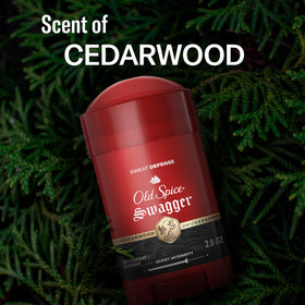 Old Spice cedarwood scent visual evoking warm wood notes