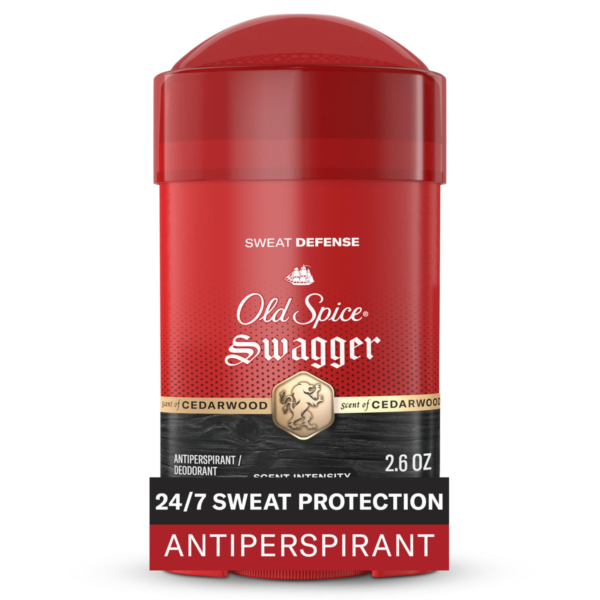 Old Spice front packaging showing bold label and benefits