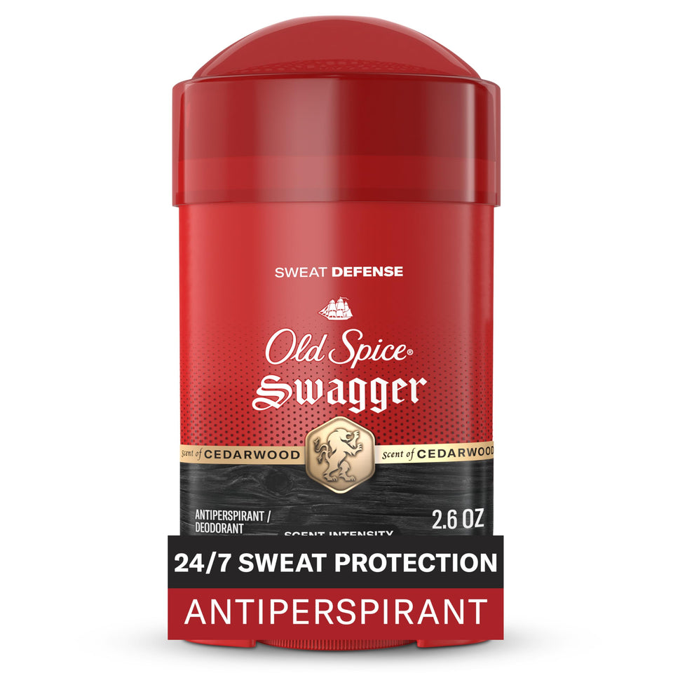 Old Spice front packaging showing bold label and benefits