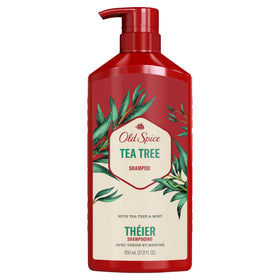 Old Spice styled hair after washing showing fuller looking hair benefit