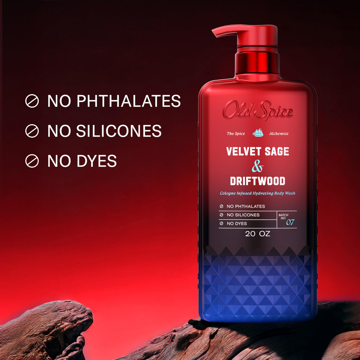Old Spice body wash lather close-up highlighting creamy texture and hydration