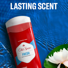 Old Spice three-pack layout on table, value and backup supply benefit