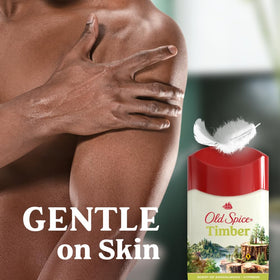 Old Spice product in use with man applying for all-day protection