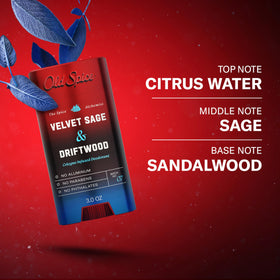 Old Spice packaging demonstrating recyclable-friendly design and travel-ready dimensions