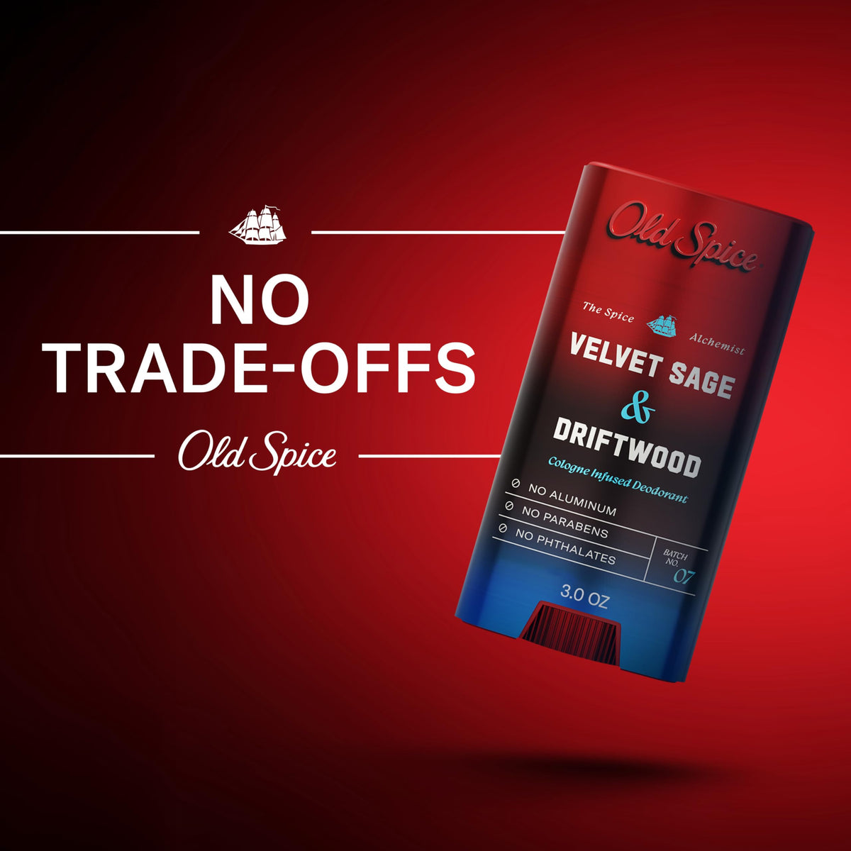 Old Spice product lineup including deodorant with body wash and cologne for layering