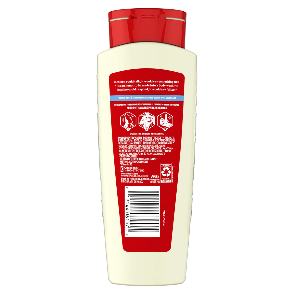 Old Spice vitamin B3 ingredient shot highlighting skin-supporting benefit
