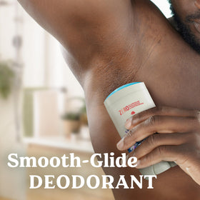 Old Spice Wilderness on bathroom vanity suggesting daily routine convenience