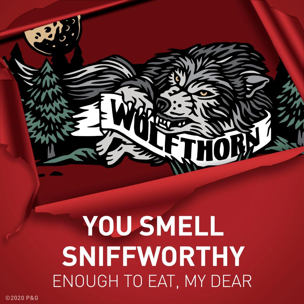 Old Spice Wolfthorn on bathroom shelf suggesting everyday grooming routine