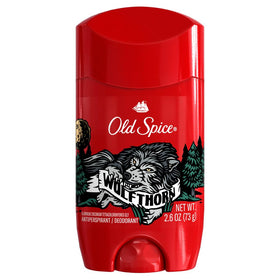 Old Spice Wolfthorn stick open showing smooth invisible solid texture