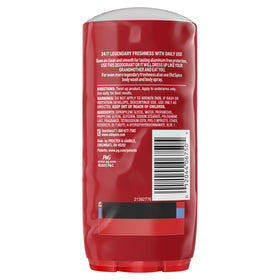Old Spice Wolfthorn tucked in travel pouch ready for on-the-go freshness