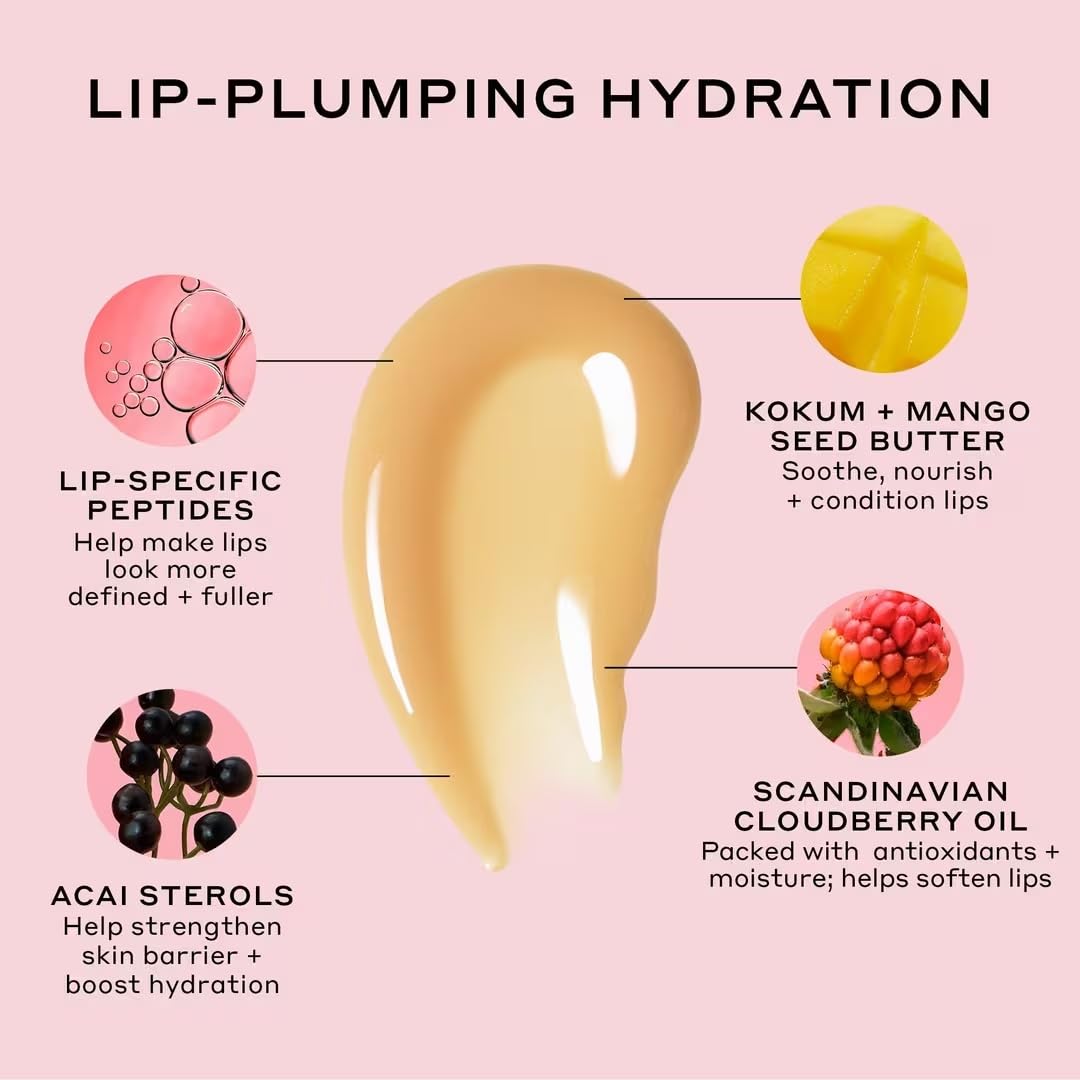 Ole Henriksen product applied on lips demonstrating plumping hydration