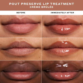 Ole Henriksen close-up of Pout Preserve texture highlighting rich butters and smooth application benefit