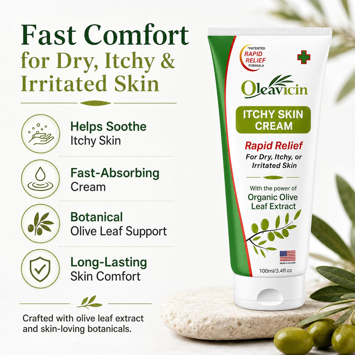 Oleavicin olive leaf extract close-up highlighting natural ingredient benefit