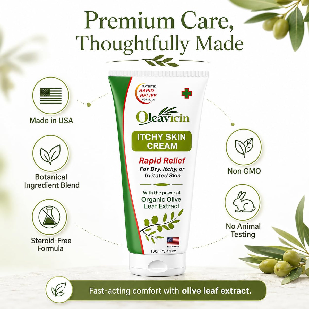 Oleavicin in outdoor bag showing on-the-go relief benefit