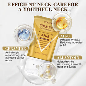 OLELON label close-up highlighting key actives for improved skin resilience