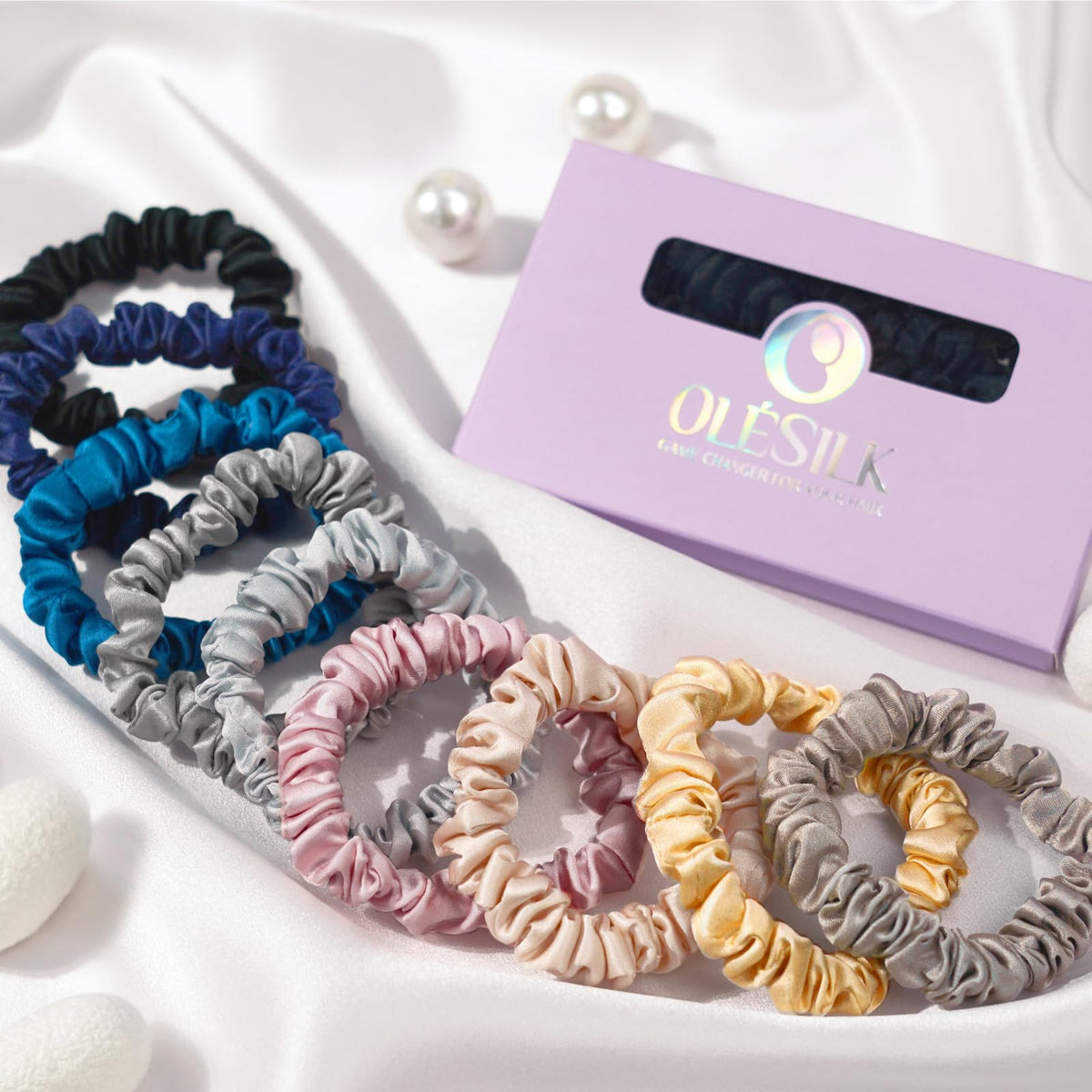 OLESILK worn on wrist as bracelet showing convenient carry and comfortable wear