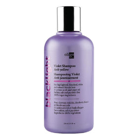 Oligo Professionnel front bottle showing purple shampoo for brightening blondes