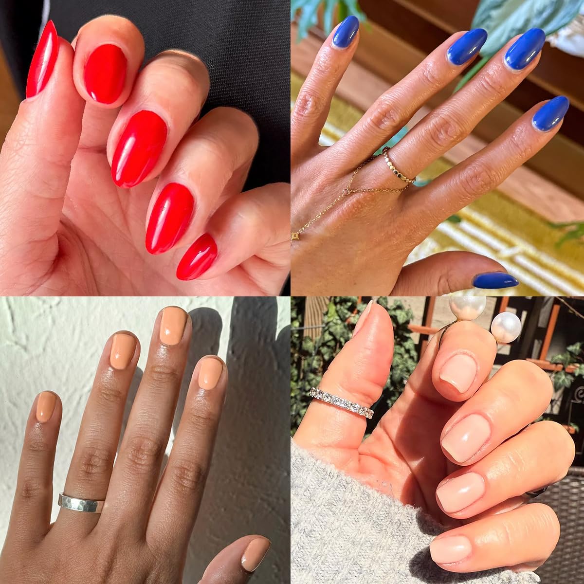 Olive & June LED lamp curing nails demonstrating reliable cure benefit