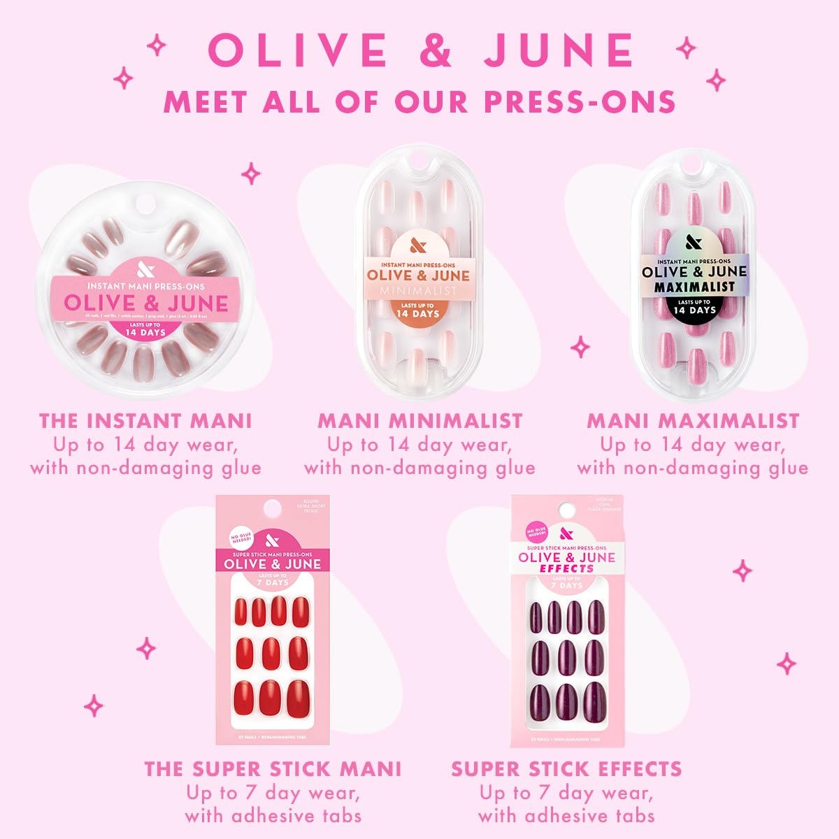 Olive & June lifestyle hands on table showing wearable, natural-looking benefit