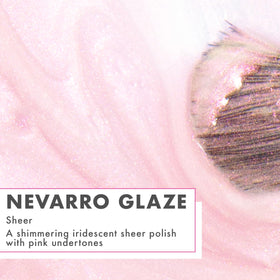 Olive & June circular nail swatch highlighting the glossy gel-like color payoff