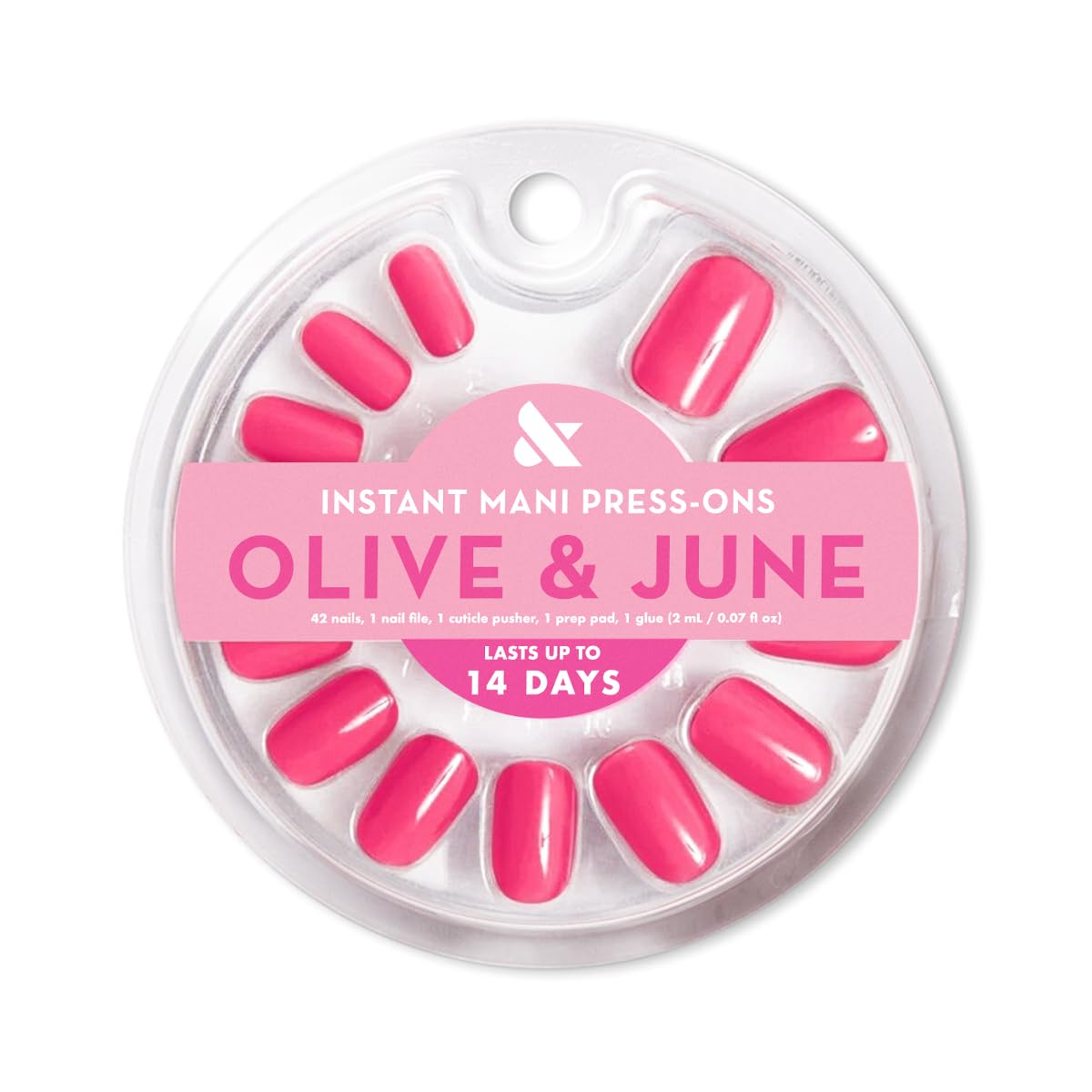 Olive & June close-up of nail curvature highlighting realistic fit benefit